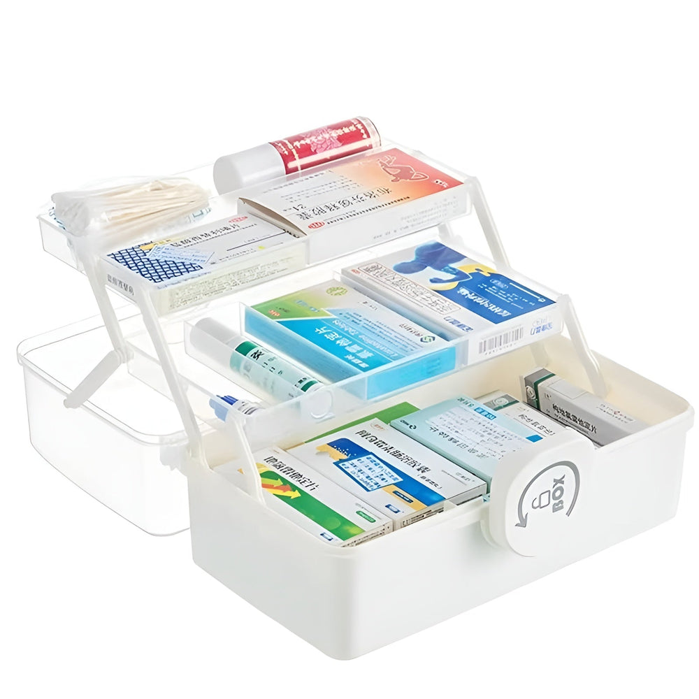 Globetrek° SmartStorage - Multifunctionele Drie-Laags Transparante Slimme Opberg Organizer