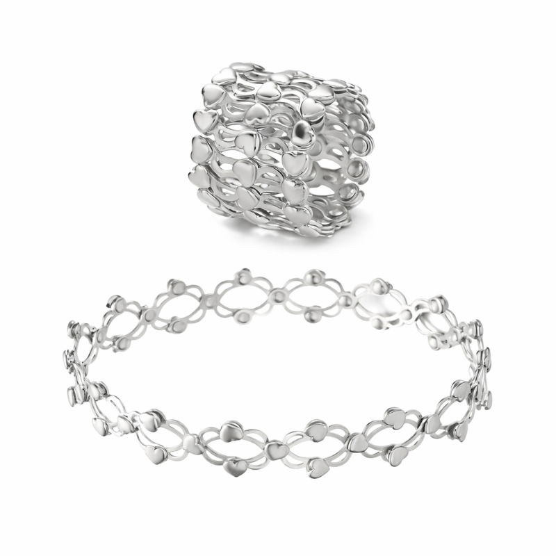 Jewelance™ FlexRing 1+1 GRATIS: Elegante Ontwerp Stijlvolle Flexibele Sieradenring Armband