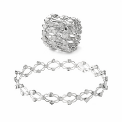 Jewelance™ FlexRing 1+1 GRATIS: Elegante Ontwerp Stijlvolle Flexibele Sieradenring Armband