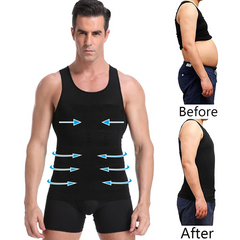 Icone™ BodyShaper 1+1 GRATIS - Mannen Stijlvolle Slank Fit Tank Lichaam Vormer