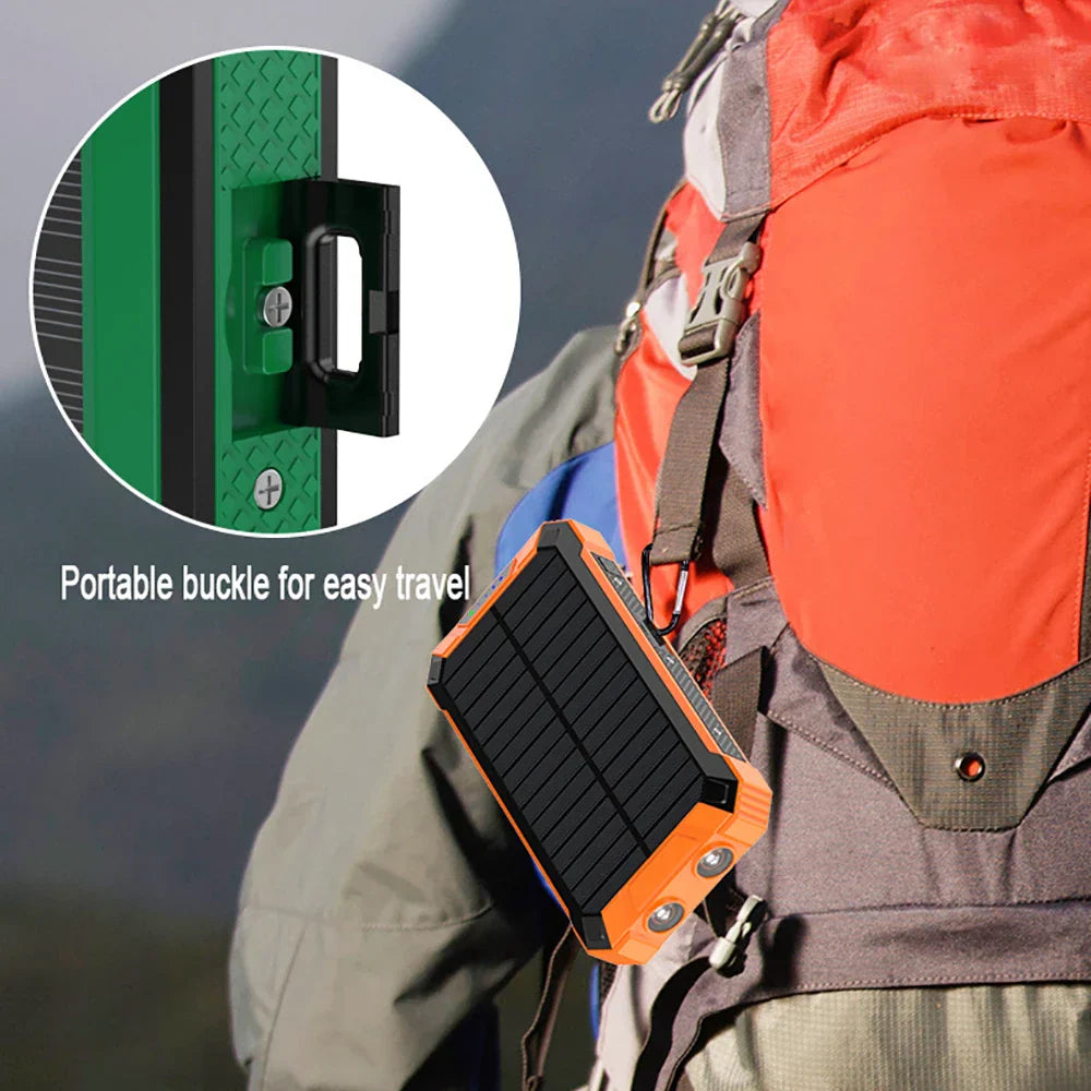 PowerBank - Draagbare Zonne Draadloze Stroom Bank