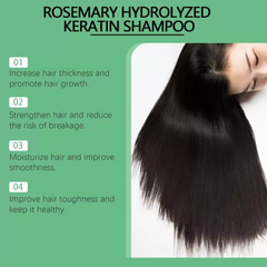 Rose® GlowShampoo 1+1 GRATIS: Natuurlijk Keratine Herstel Diepe Hydratatie En Stralende Glans Glow Shampoo