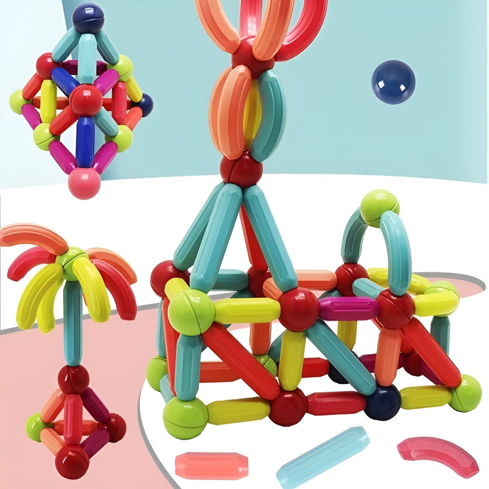 Kletshuts™ MagnetSticks: Duurzame Educatieve Bouw Magnetische Stokken