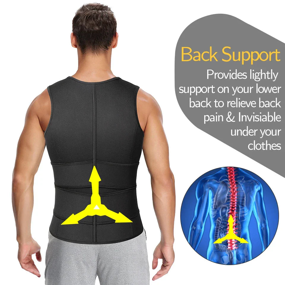 Icone™ VestShaper - Mannen Lichaamscontouren Comfortabele Steun Vest Vormer