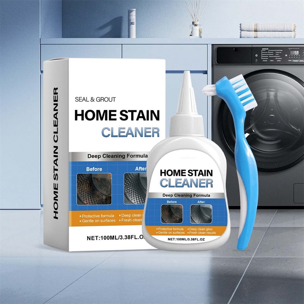 Cleaner Pro° StainSolution 1+1 GRATIS: Zwaar-Plicht Multi-Oppervlak Vlekkenoplossing Met Schrobborstel