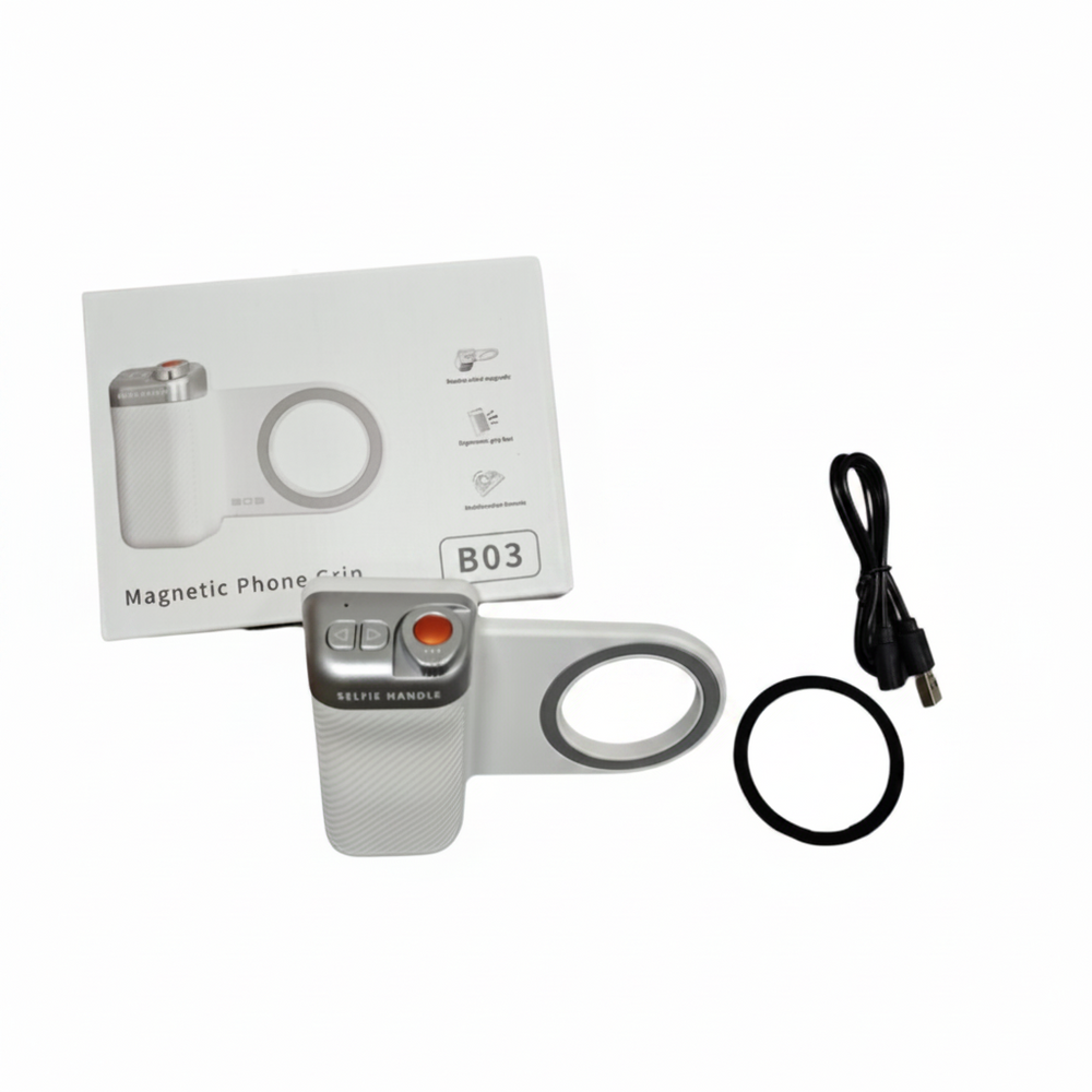 MagneticGrip - Perfecte Fotografie Magnetische Telefoon Grip Met Vullicht