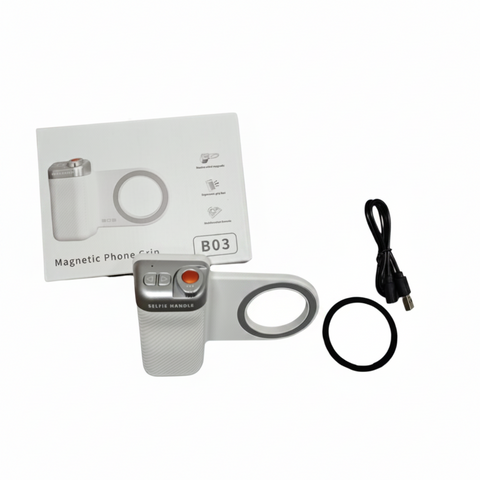 MagneticGrip - Perfecte Fotografie Magnetische Telefoon Grip Met Vullicht