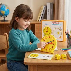 Kletshuts™ LearningClock: Interactief Tijd Leer Spel Leerklok