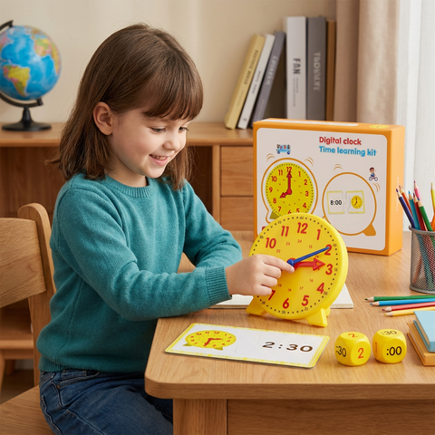 Kletshuts™ LearningClock: Interactief Tijd Leer Spel Leerklok