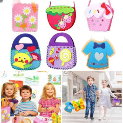 Kletshuts™ CreativeBag: Kids DIY Naaien En Knutselen Creatieve Tas Kit