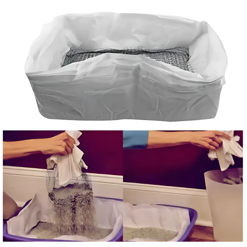 Catfri® WasteFilter 1+1 GRATIS: Herbruikbare Katten Zwerfafval Voeringen Voor Het Verwijderen Van Afval