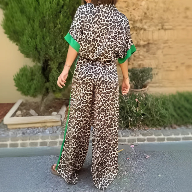 Icone™ LeopardOutfit: De Hele Dag Comfort Met 2 Delige Luipaard Outfitset