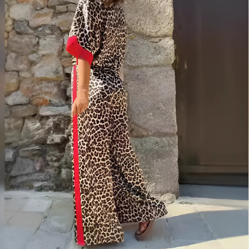 Icone™ LeopardOutfit: De Hele Dag Comfort Met 2 Delige Luipaard Outfitset
