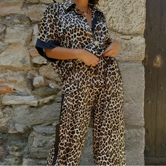 Icone™ LeopardOutfit: De Hele Dag Comfort Met 2 Delige Luipaard Outfitset