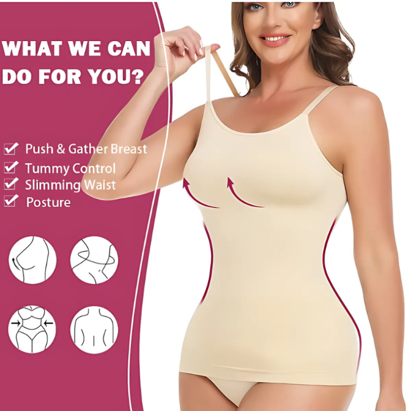 Icone™ ShapingTop 1+1 GRATIS: De Hele Dag Vormgevend Hemdje Topje Met Naadloos Slanke Pasvorm