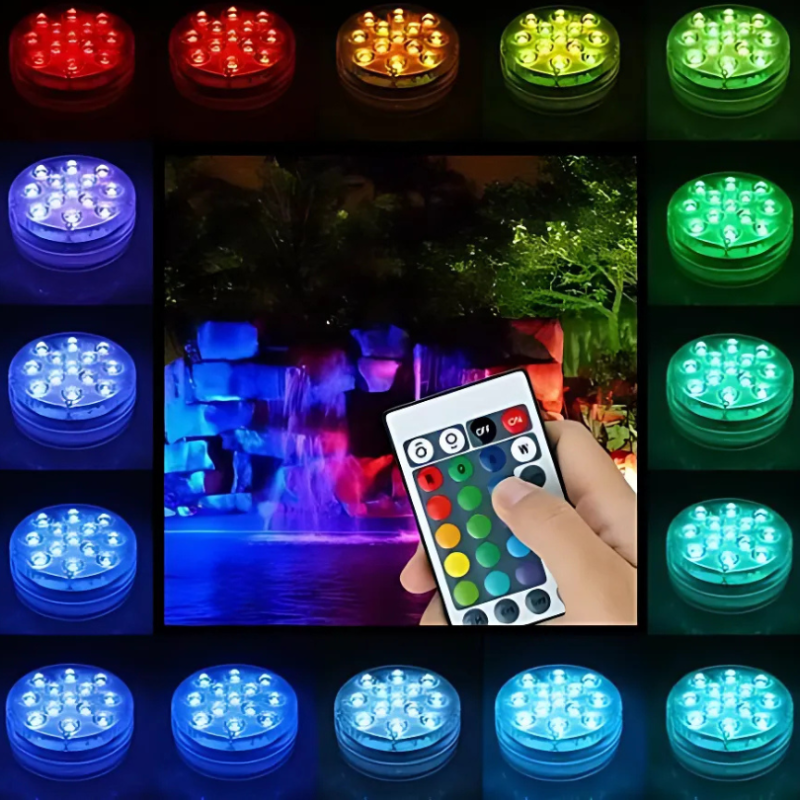 Ledsen™ PoolLights 1+1 GRATIS: Waterdichte LED Zwembad, Bad En Feest Lichten