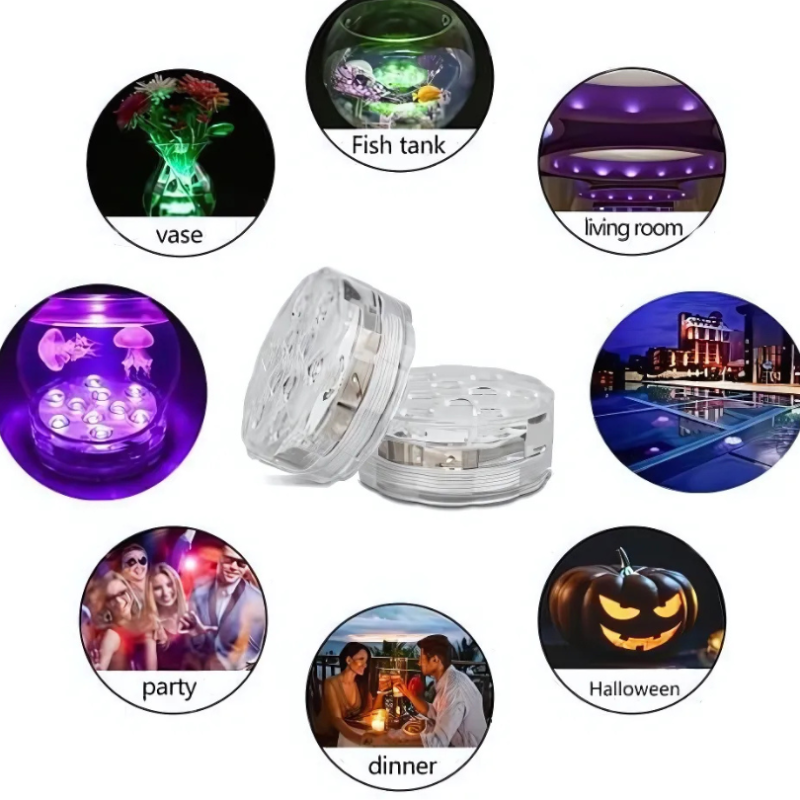 Ledsen™ PoolLights 1+1 GRATIS: Waterdichte LED Zwembad, Bad En Feest Lichten