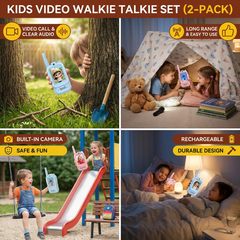 Kletshuts™ VideoTalkie: Intercom Met Camera En Scherm Video Walkie Talkie