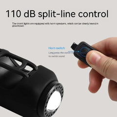 HornLight: 2-In-1 Hoogzichtbare Lamp En Luide Toeter Voor Fiets