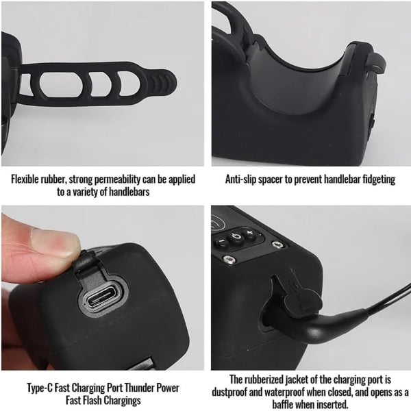HornLight: 2-In-1 Hoogzichtbare Lamp En Luide Toeter Voor Fiets