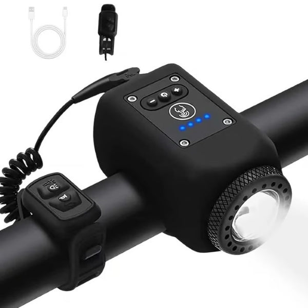 HornLight: 2-In-1 Hoogzichtbare Lamp En Luide Toeter Voor Fiets