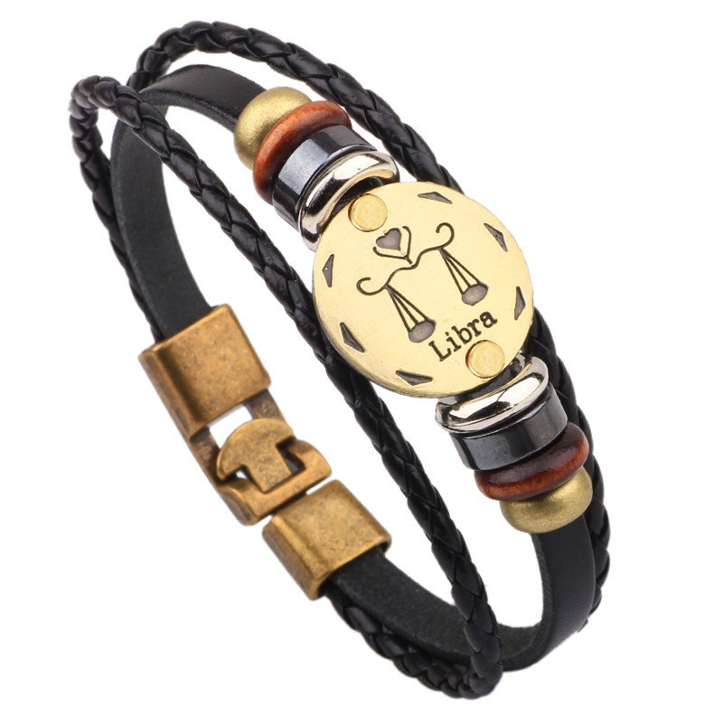 Jewelance™ ZodiacBracelet 1+1 GRATIS: Verstelbare Vintage Charme Zodiac Sign Bracelet