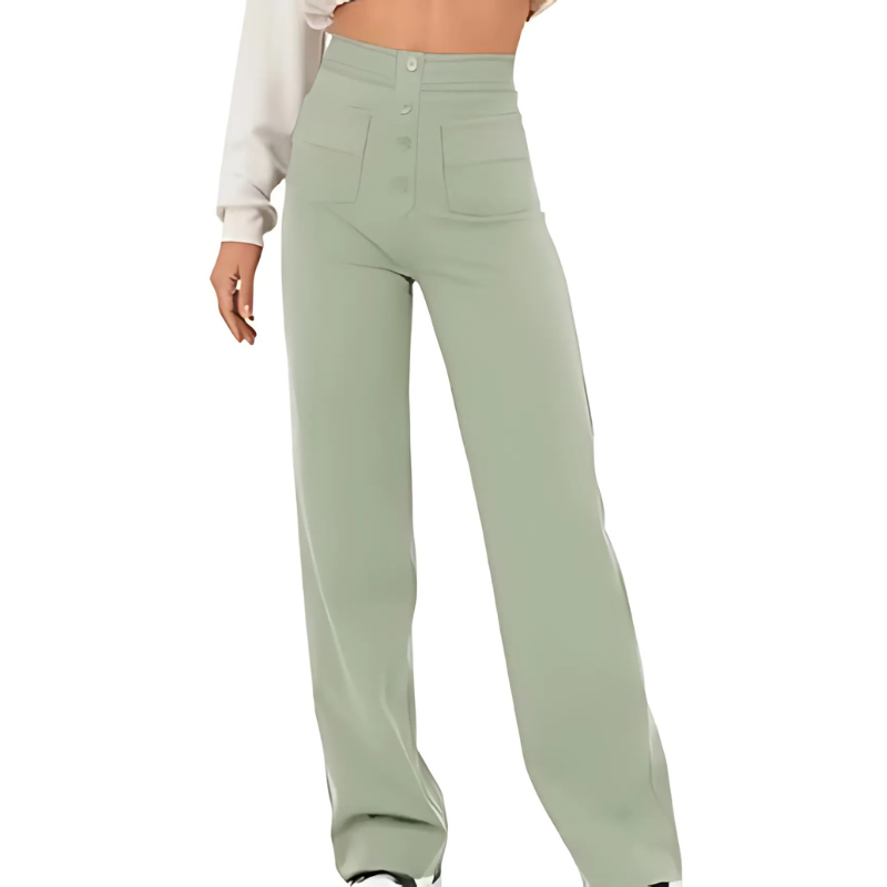 Icone™ FlexTrousers: Hoge Taille Hele Dag Comfort Flexibele Broek