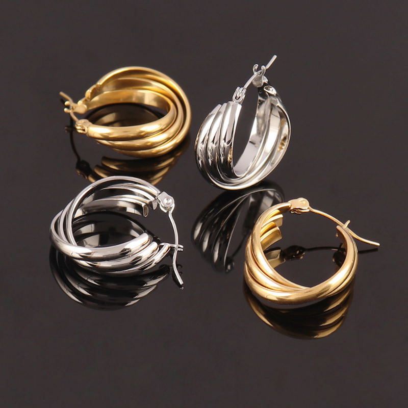 Jewelance™ LuxeHoops 1+1 GRATIS: Luxe Minimalistische Elegante Mode Hoepel Oorbellen