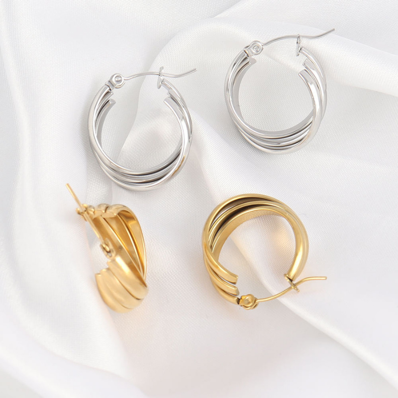 Jewelance™ LuxeHoops 1+1 GRATIS: Luxe Minimalistische Elegante Mode Hoepel Oorbellen
