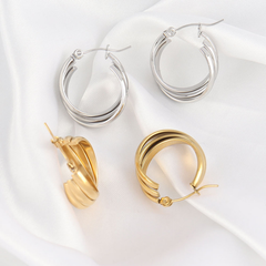 Jewelance™ LuxeHoops 1+1 GRATIS: Luxe Minimalistische Elegante Mode Hoepel Oorbellen