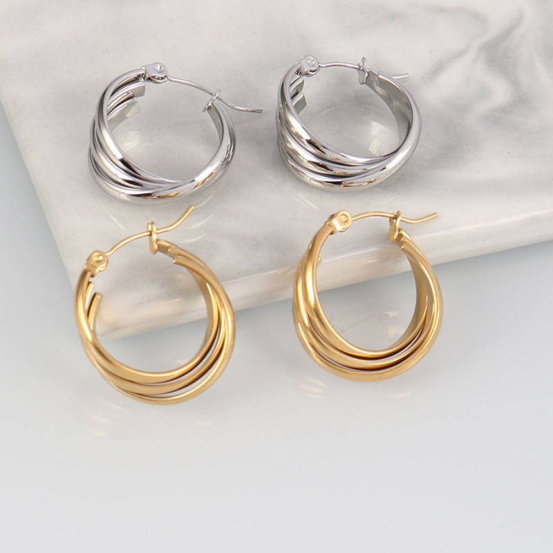 Jewelance™ LuxeHoops 1+1 GRATIS: Luxe Minimalistische Elegante Mode Hoepel Oorbellen