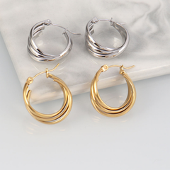 Jewelance™ LuxeHoops 1+1 GRATIS: Luxe Minimalistische Elegante Mode Hoepel Oorbellen