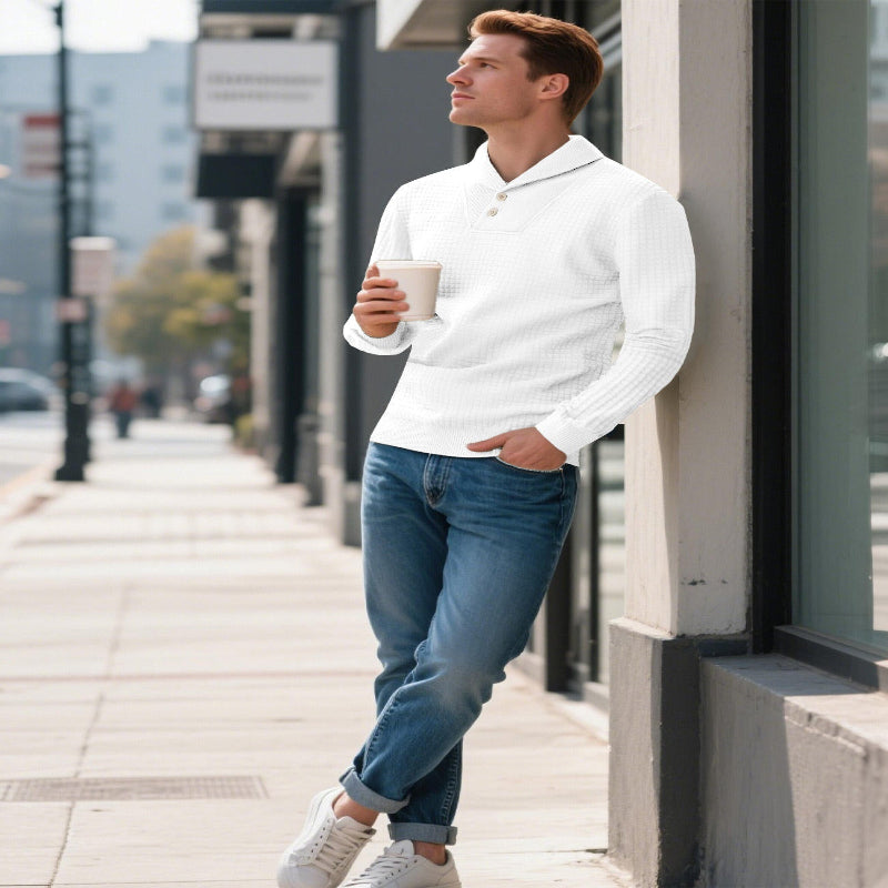 Icone™ LuxurySweater: Premium Luxe Dagelijkse Comfort Gebreide Stijl Trui