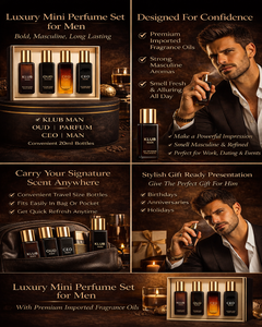 PerfumeSet - Luxe Mannen Parfum Set Reisformaat Collectie