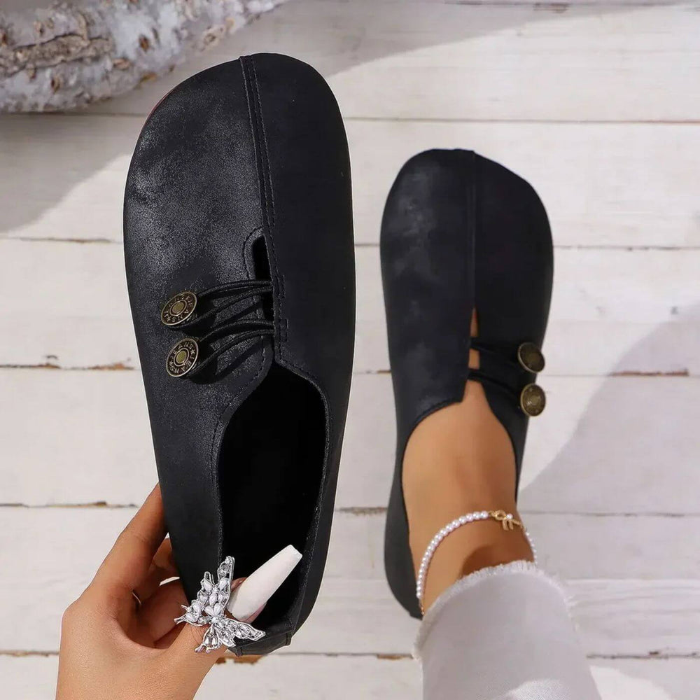 Happy™ CozyStep: Flexibele Pasvorm, Ronde Neus, Comfortabele Instapschoenen
