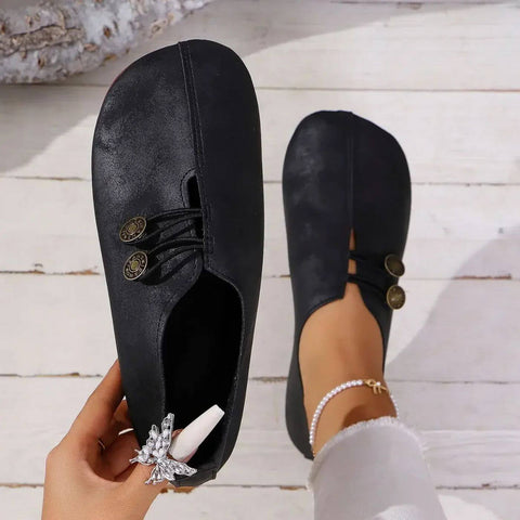 Happy™ CozyStep: Flexibele Pasvorm, Ronde Neus, Comfortabele Instapschoenen