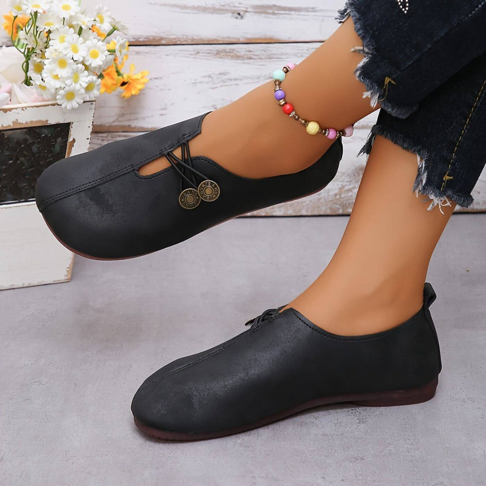 Happy™ CozyStep: Flexibele Pasvorm, Ronde Neus, Comfortabele Instapschoenen