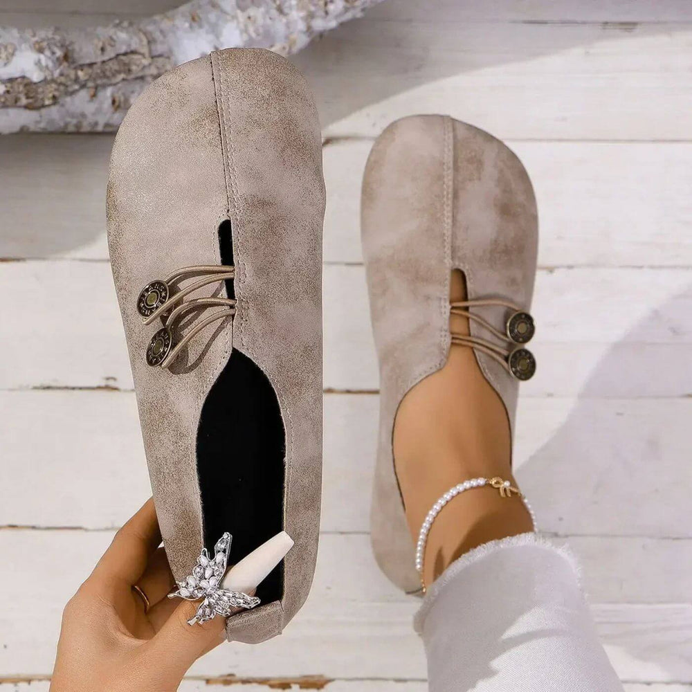Happy™ CozyStep: Flexibele Pasvorm, Ronde Neus, Comfortabele Instapschoenen