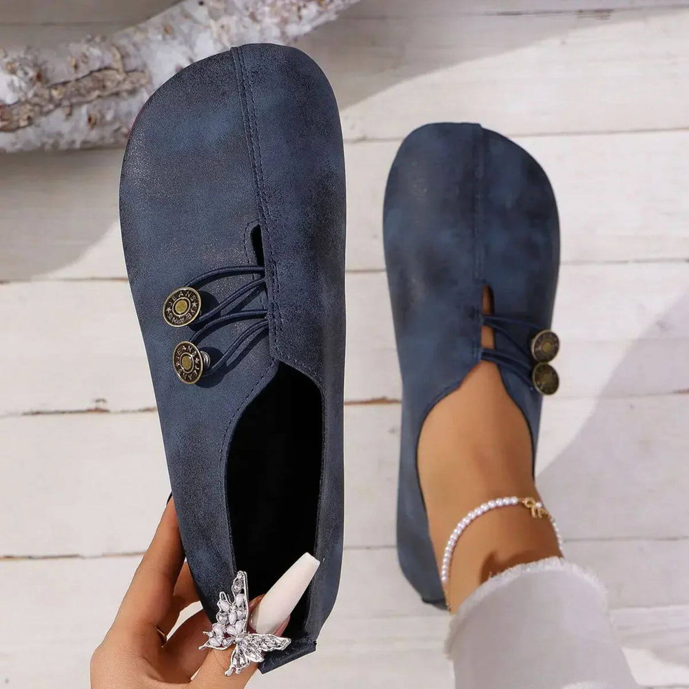 Happy™ CozyStep: Flexibele Pasvorm, Ronde Neus, Comfortabele Instapschoenen