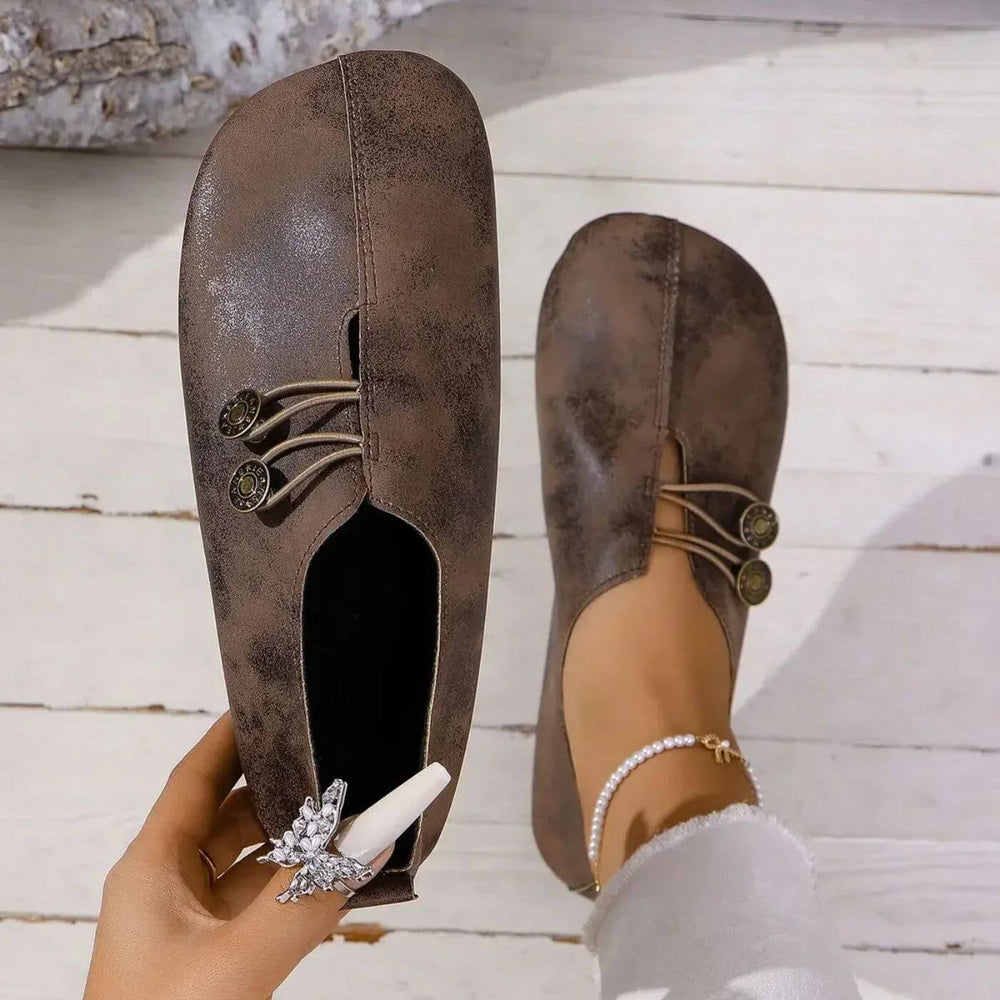 Happy™ CozyStep: Flexibele Pasvorm, Ronde Neus, Comfortabele Instapschoenen
