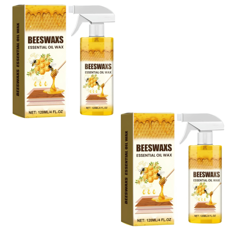 WoodWax: Snelle Spray Natuurlijke Bijenwas Bescherming Houtwas