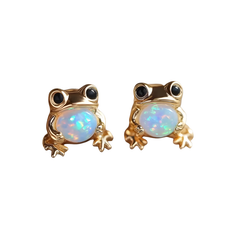 Jewelance™ FrogGem 1+1 GRATIS: Minimalistische Mode Kikker Gem Oorbellen