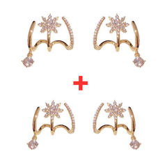 Jewelance™ ClawEarrings 1+1 GRATIS - Mode Sprankelende Klauw Oorknopjes