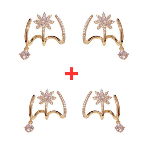 Jewelance™ ClawEarrings 1+1 GRATIS - Mode Sprankelende Klauw Oorknopjes