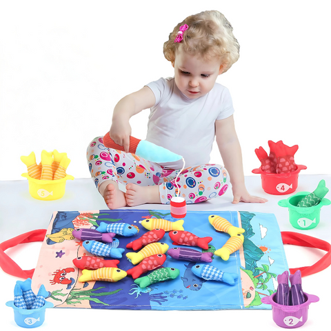 Kletshuts™ LittleFisherman: Leuke Leeravontuur Little Fisherman Visspeelset