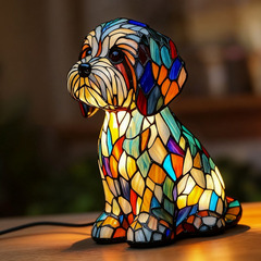 Ledsen™ DogLamp: Moderne Artistieke Bevlekken Omgeving Hondenlamp