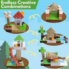 Kletshuts™ MagneticBlocks: Creatief Magnetisch Blokken Tegel Bouwer Set