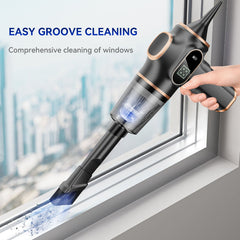 Cleaner Pro° MiniVacuum: Batterijweergave Multi Nozzle Mini Handstofzuiger