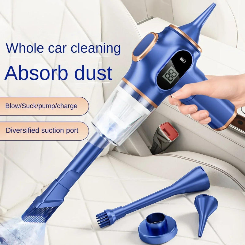 Cleaner Pro° MiniVacuum: Batterijweergave Multi Nozzle Mini Handstofzuiger