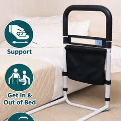 BedHandrail - Eenvoudige Installatie Assisterende Bed Handgreep Voor Veilige Mobiliteit En Ondersteuning